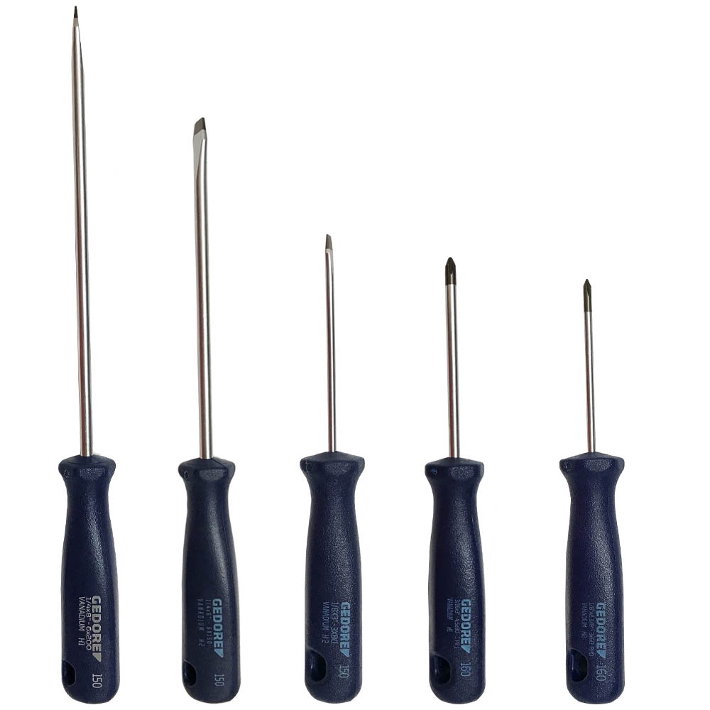 Jogo de Chave de Fenda e Philips Gedore 5 Peças 150-160S2 - Home & Living