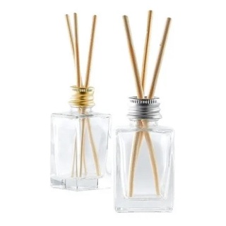 Kit 75 Frascos de Vidro para Aromatizador Difusor de Ambiente 30ml + Varetas