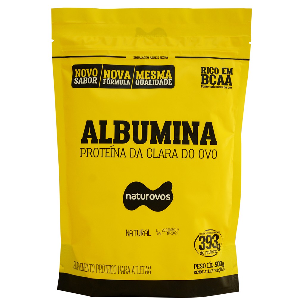 ALBUMINA PURA 83% (500G) NATUROVOS