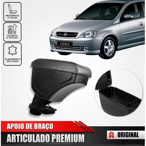 Apoio De Braço Descanso Corsa Maxx Joy 2002 A 2012 Grafite em Oferta na Shopee