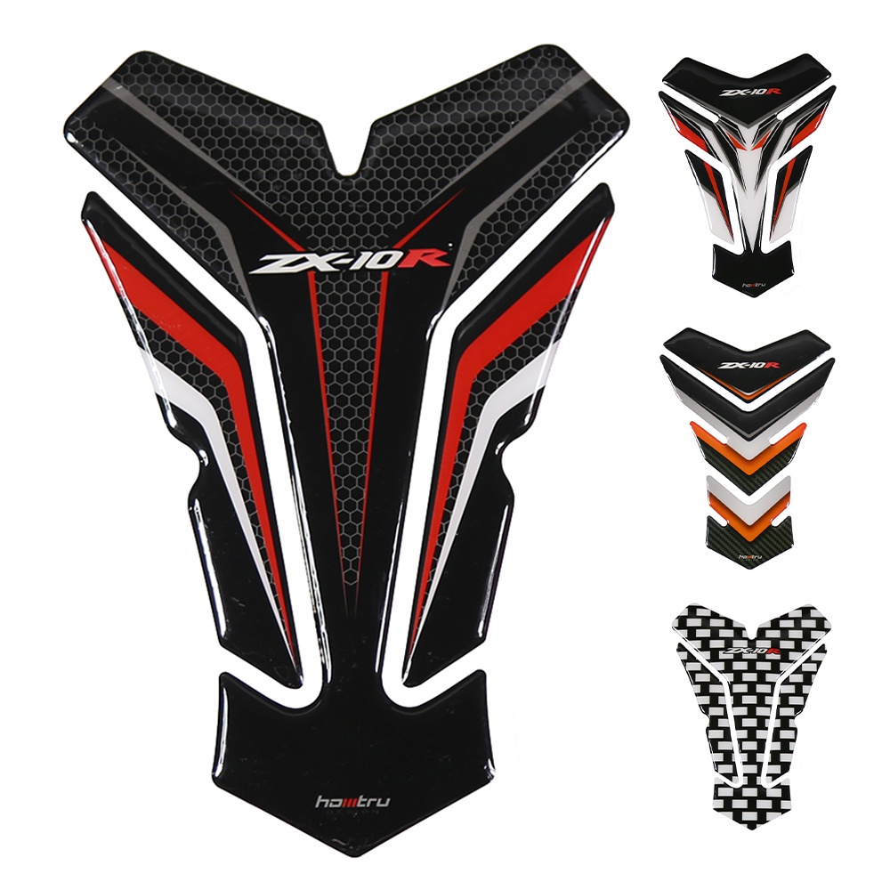 3D Motocicleta Tanque Almofada Protetor Decalque Adesivos Caso Para Kawasaki Ninja ZX-10R 10RR ZX10R 10RR