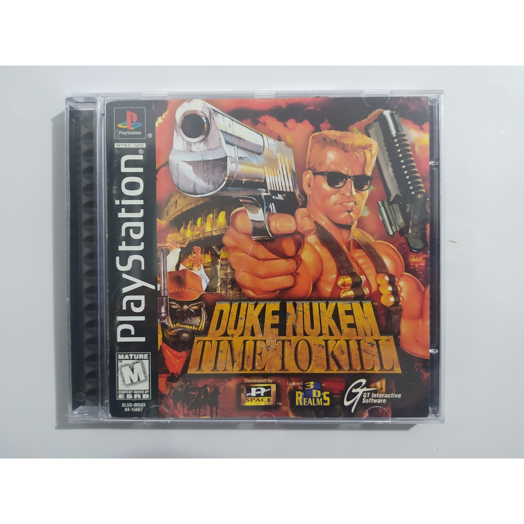 Duke Nukem Time to Kill Original PS1 Shopee Brasil