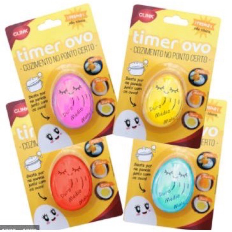 Timer Medidor Indicador P/ Ovos Cozidos Mollet Casa Cozinha