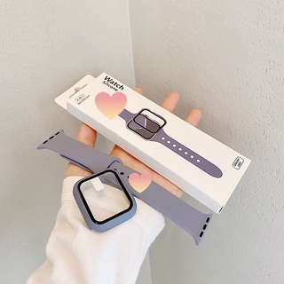 Pulseira + Estojo Para Pple Watch band 49mm 44mm 40mm i-Banda 49mm 42mm 38mm Pára-Choques De Silicone + Apple Série ultra 8 4 3 5 SE 6 7
