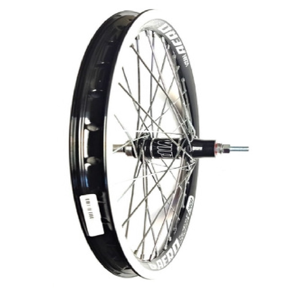 1 Roda Dianteira Bike Aro 26 Aero Folha Dupla Cubo Rolamento