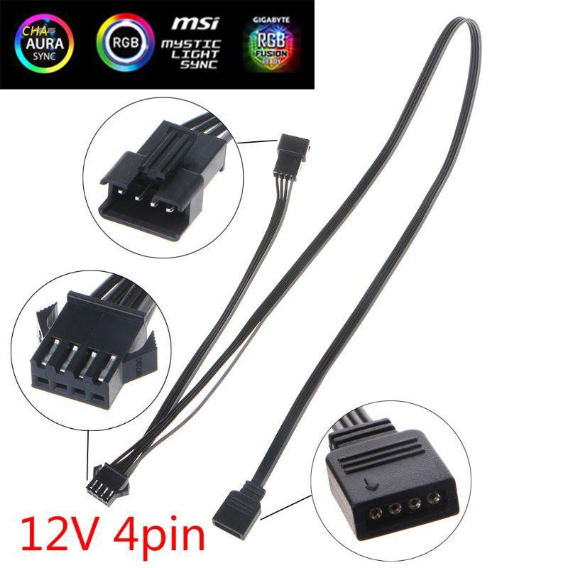 cha-12-v-4pin-rgb-conector-do-cabo-pc-caso-fan-led-strip-fio-cabo-de