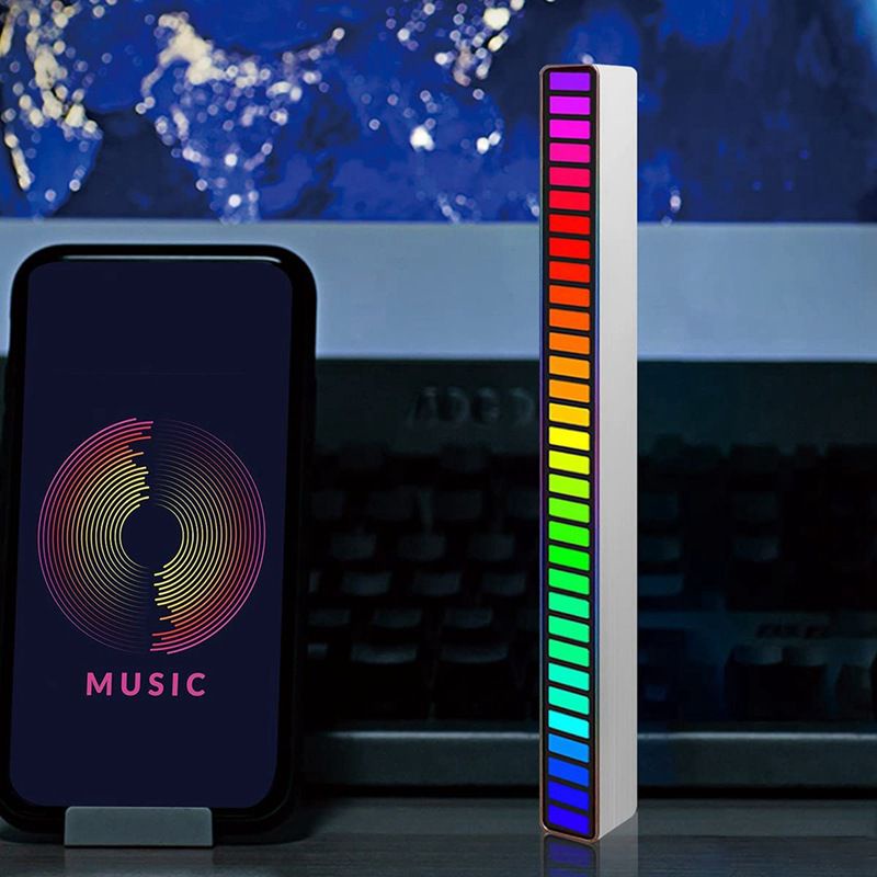 SoundWave RGB: Barra de Luz LED Ativada por Som