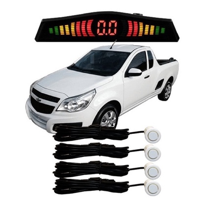 Sensor De Estacionamento Ré Montana Todos Os Modelos Branco