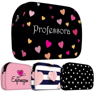 Necessaire de Mão em Neoprene Bolsa Feminina Organizadora Presente Mulheres Professora Mã…