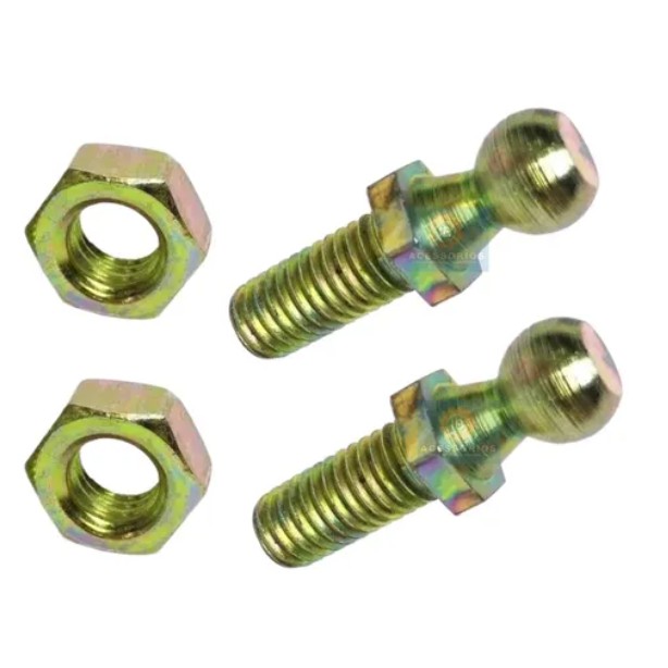 Kit 2 Pino Parafuso Com Porca Rosca M6 Para Amortecedor De Porta Malas E Capô Excelente Qualidade em Oferta na Shopee