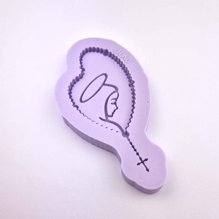 Molde de Silicone para Resina Tercinho Nossa Senhora Mini Shaker - 1 cavidade (8 cm)