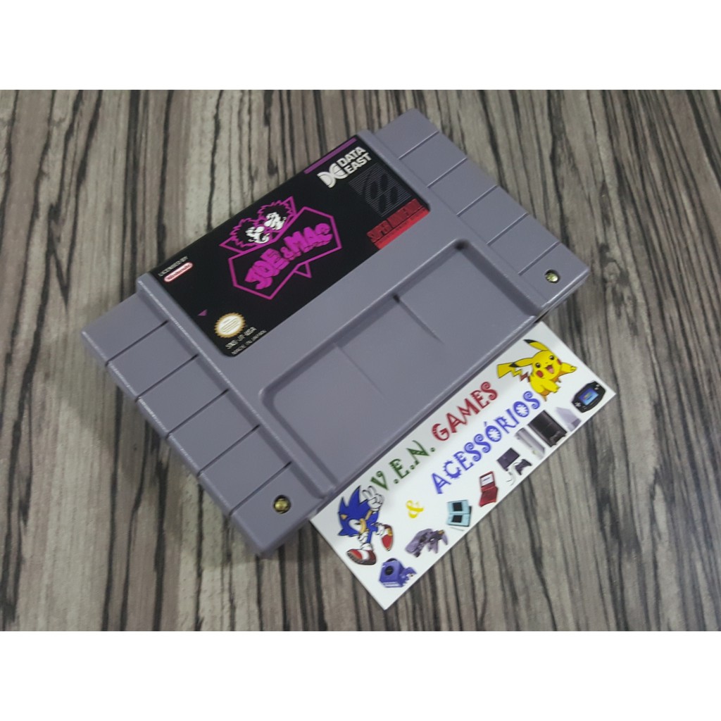 JOE & MAC P/ SUPER NINTENDO + GARANTIA!!!!