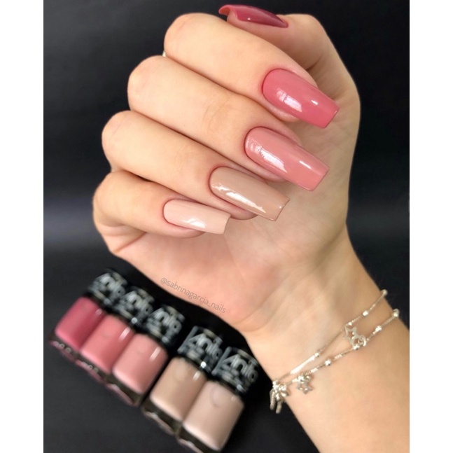 KIT De ESMALTES ANITA COLEÇÃO MENOS É MAIS TONS NUDE