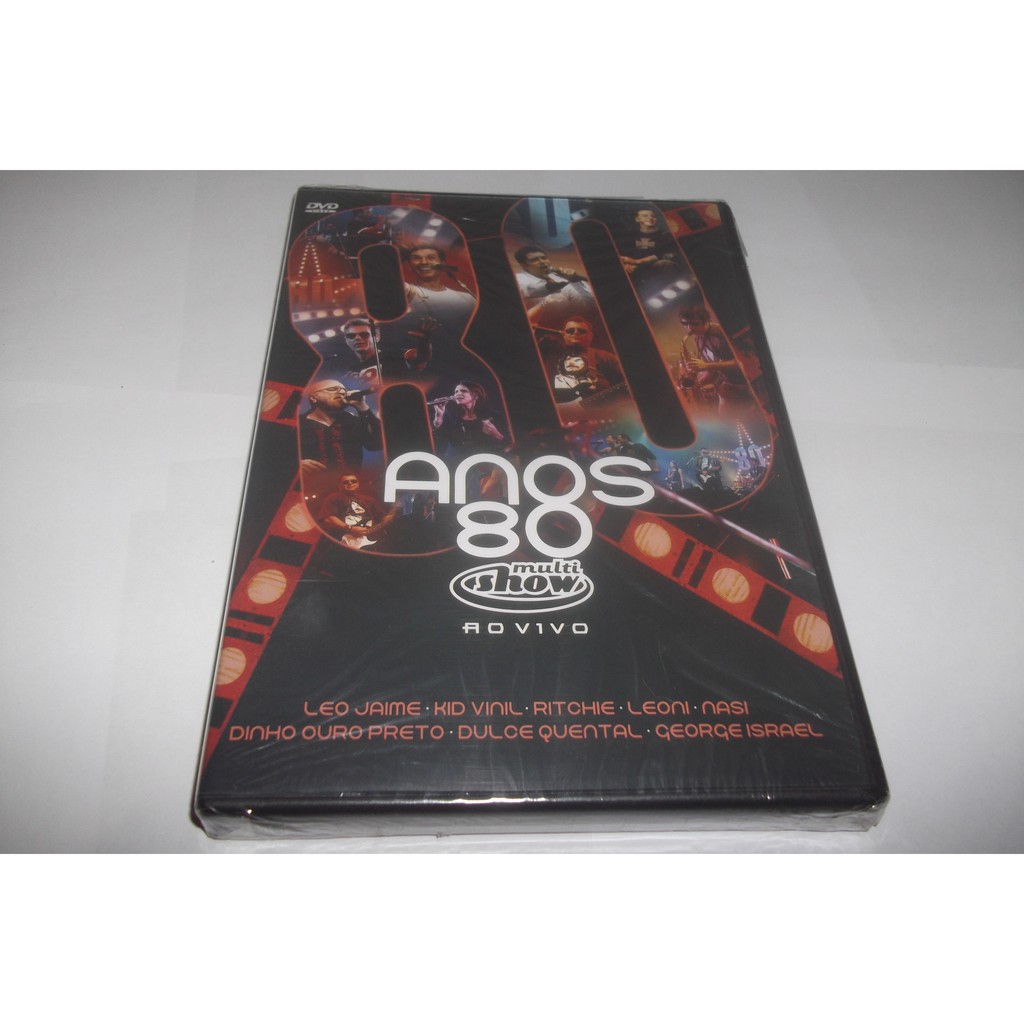 Dvd - Anos 80 Multishow - Ao Vivo 2005 - Leoni - Leo Jaime - Ritchie - Nasi - Lacrado