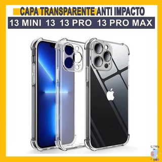 Capa Iphone 13 Transparente Anti Impacto Mini Pro Max