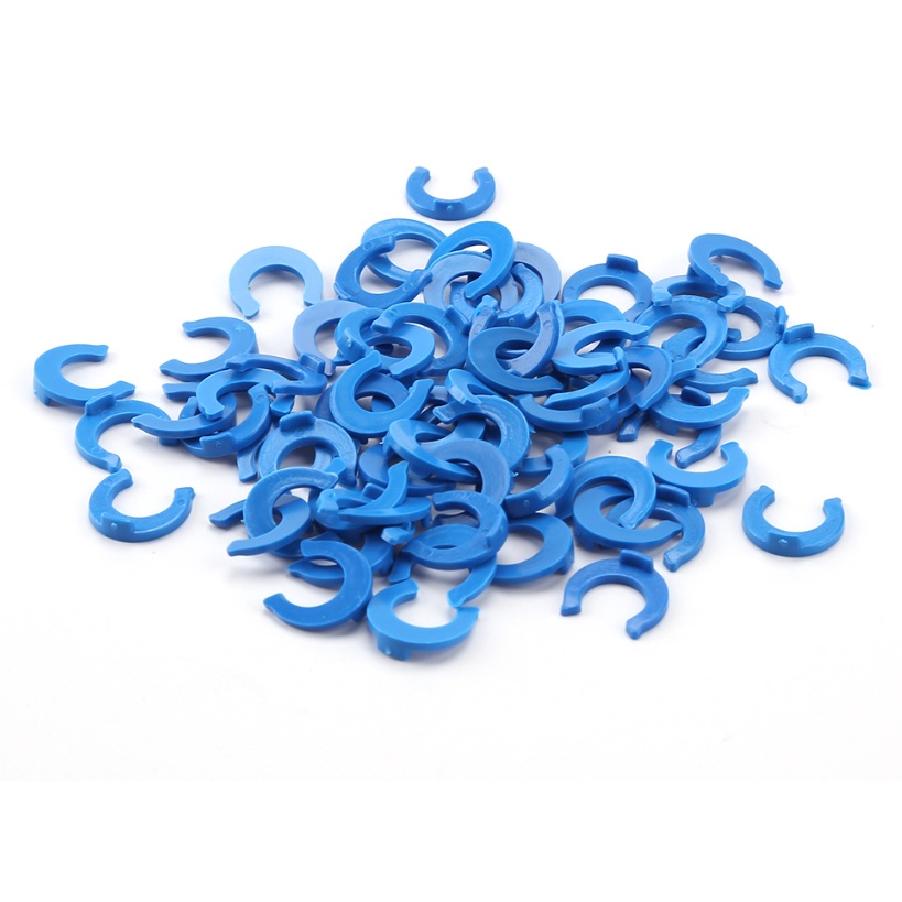 100 Travas Presilha Engate Rápido Conector Filtro Água 1/4