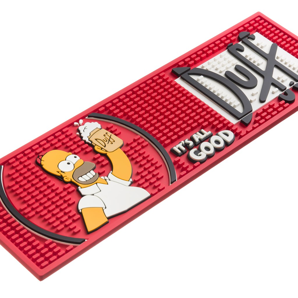 Bar Mat Duff Simpsons Cerveja Qualidade Premium Emborrachado Para Casa ou Bar