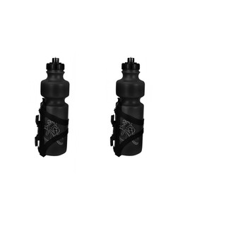 Kit 2 Garrafa Bicicleta Caramanhola Nylon 750ml Grande com Suporte Promoção Mtb Bike Speed