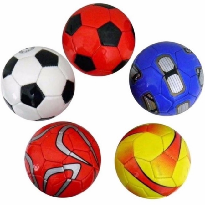 Kit 3 Bolas de futebol voltado para recreação campo esporte lazer atacado