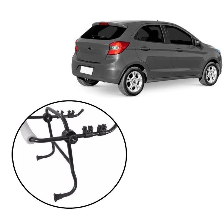 Suporte Transbike Rack Bike Mala Alca P/2 Bicicleta Ford Ka | Shopee Brasil