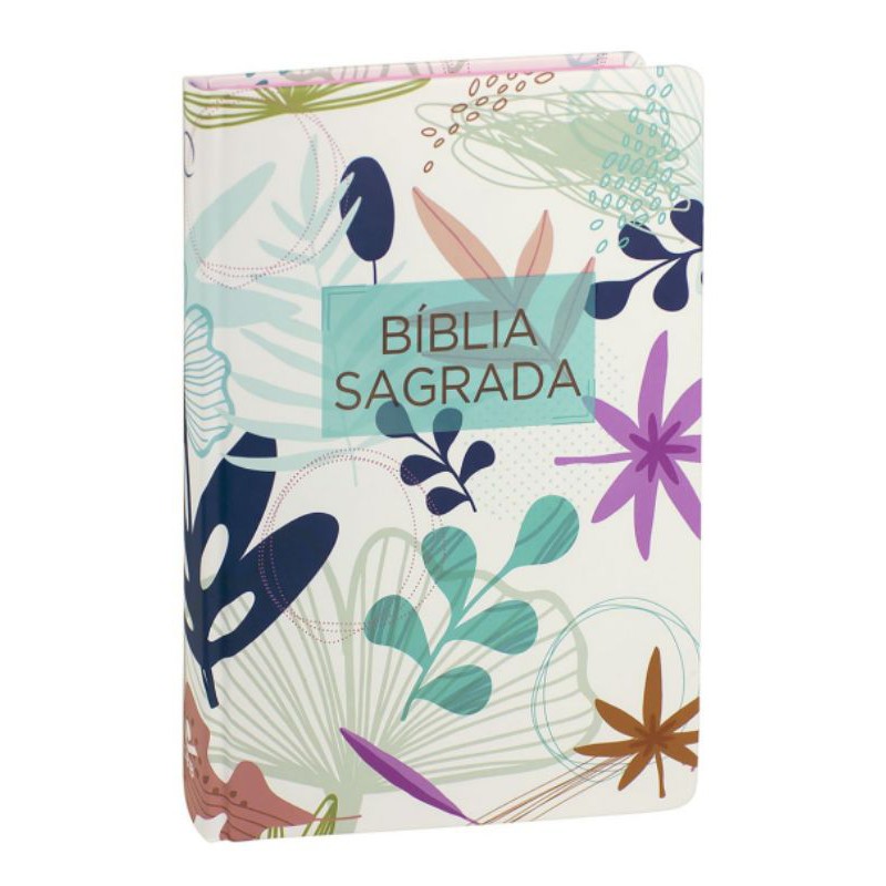 Bíblia Sagrada ARA | Letra Normal | Capa Dura | Flores em Oferta na Shopee