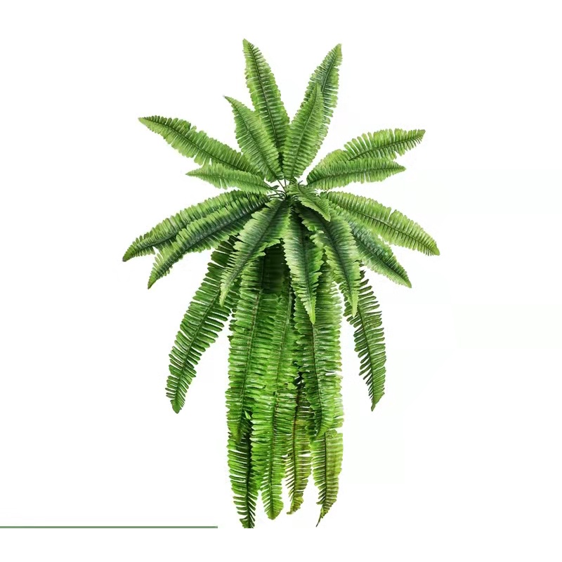 Samambaia de Folhagem Artificial 92cm Planta para Parede/Vaso De Decoração FL-2120