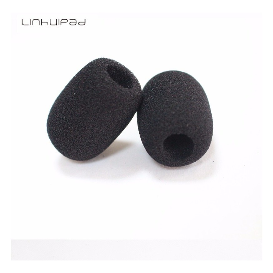 Kit 4 Espumas Almofada Microfone Headset Lapela Bose