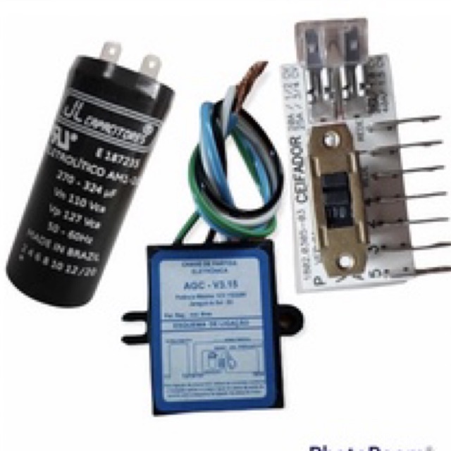 Chave V3.15 1cv Cortador Trapp + Micro-capacitor 270+seletor de Voltagem trapp