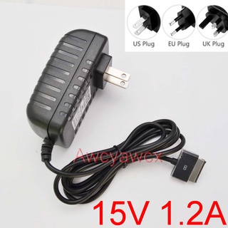 15V 1.2A 18W 1200mA Carregador Asus Laptop Tablet PC Eee Pad Transformer SL101 TF201 TF101 TF300 TF300T Adaptador Notebook