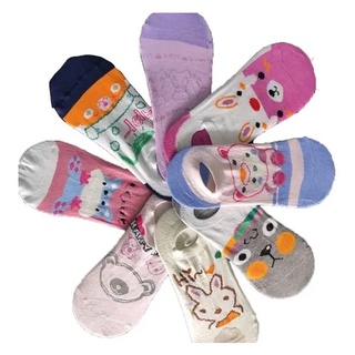 Kit 06 pares de meias sapatilha alta elasticidade feminina