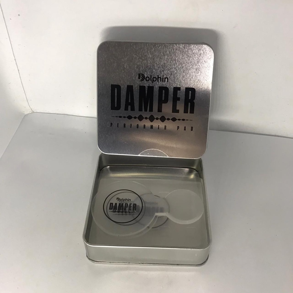 Abafador Damper para Tambores Bateria e Percussão Colável com 4 Abafadores