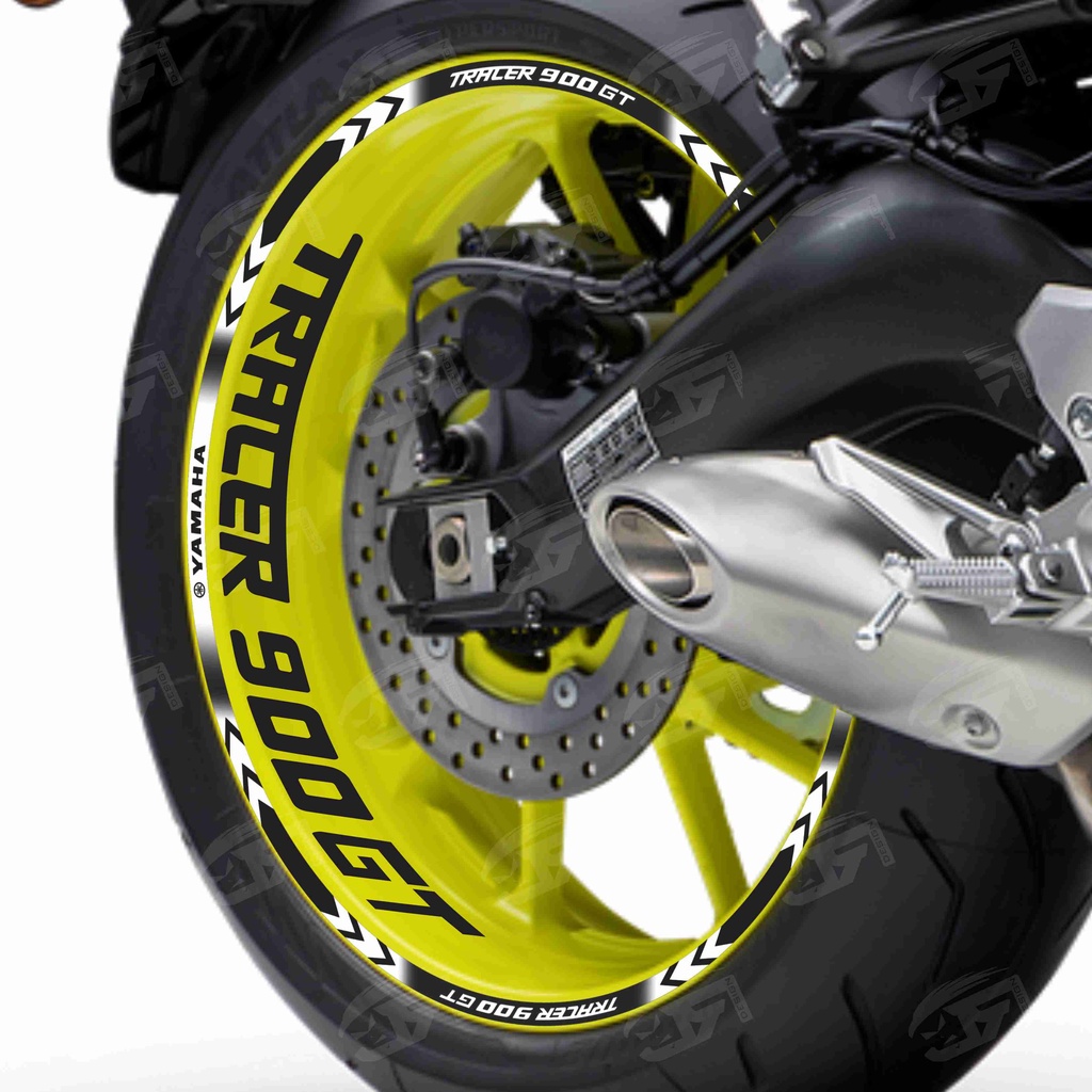 Adesivo Friso Refletivo Roda Moto Yamaha Tracer 900GT 900 GT MT-09 + Adesivos Internos M01 roda ama