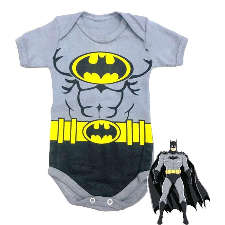 Body Bori Para Bebe Batman Bat Man Para Mesversario Fantasia Ensaio De Fotos Shopee Brasil