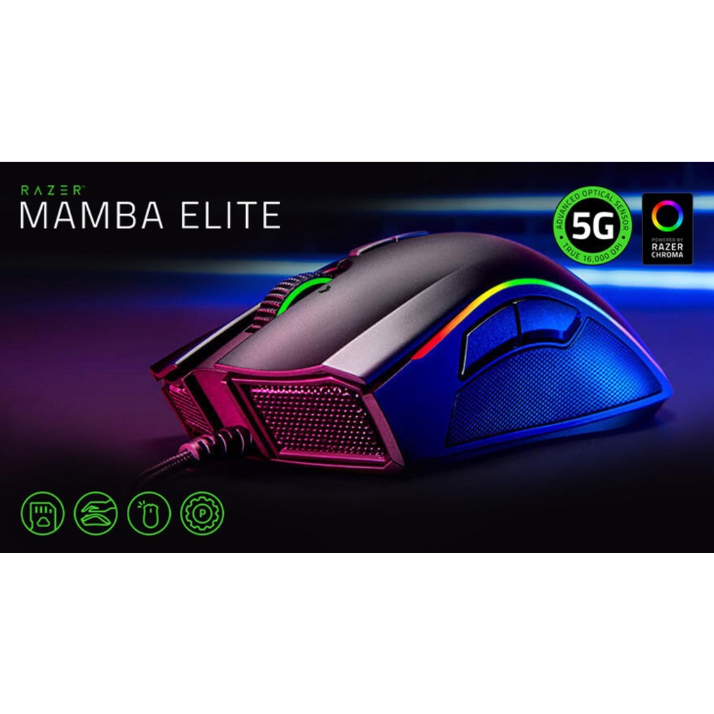 Mouse Razer Mamba Elite Chroma 5g 16000 Dpis Rgb! Sem Caixa