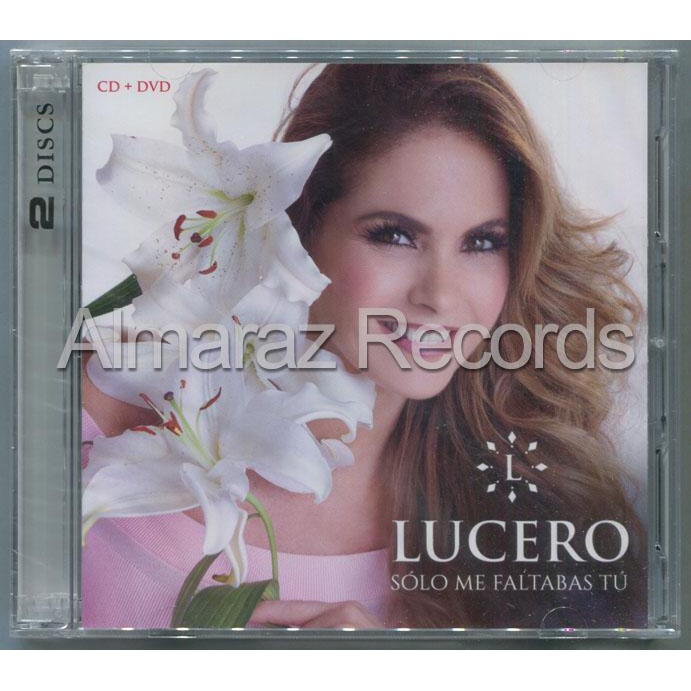 CD LUCERO SOLO ME FALTABAS TU CD+DVD  pronta entrega