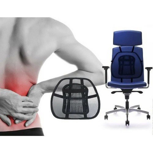 Encosto Apoio Lombar Corretor Postural Ortopédico Suporte Cadeira Carro Ergonômico