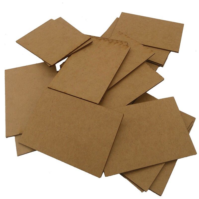 Chapa Mdf Cru 10 Unidades 21x29,7 CM Sulfite A4 Tamanho Decoração Corte Laser