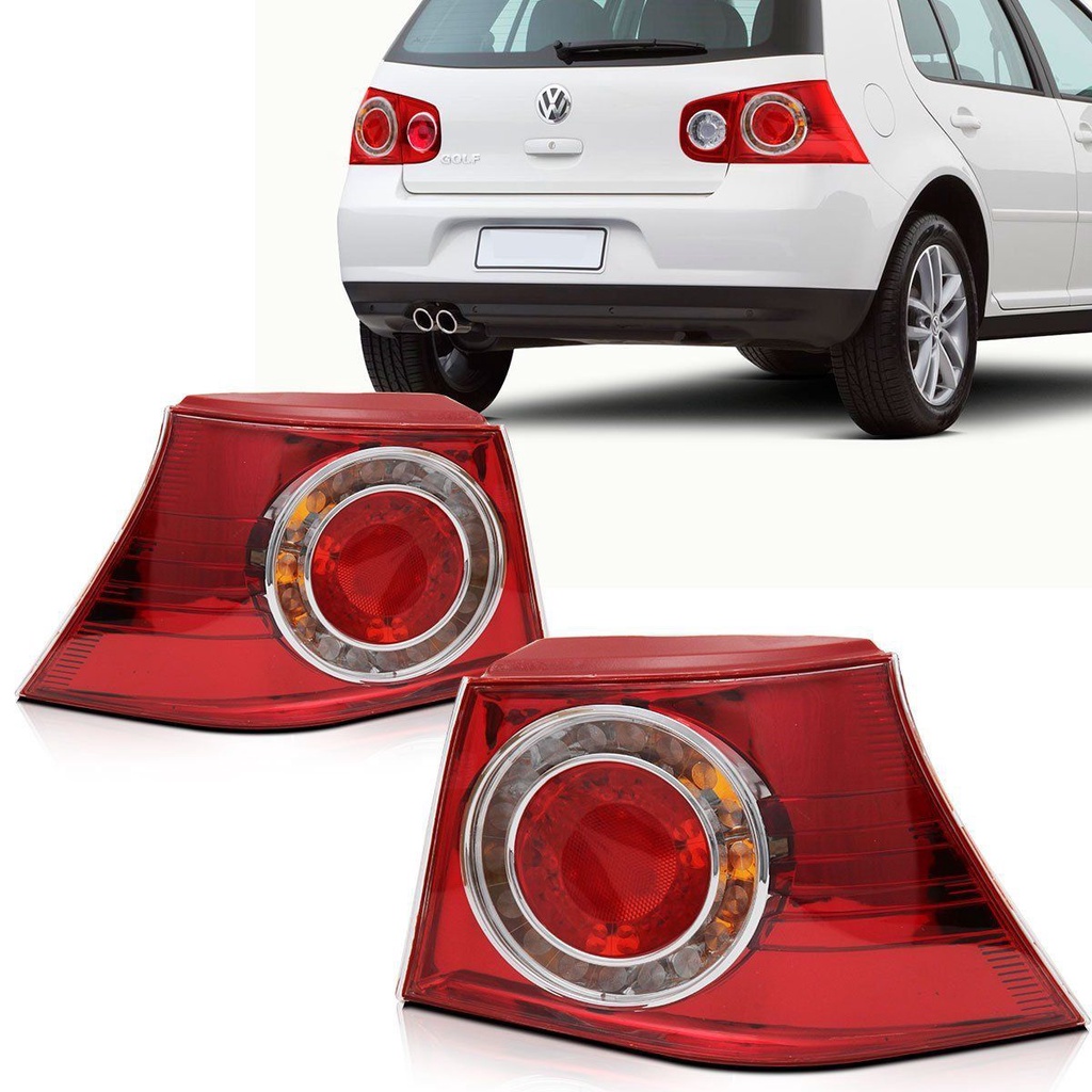 Lanterna Golf 2008 2009 2010 2011 2012 2013 Canto Rubi em Oferta na Shopee