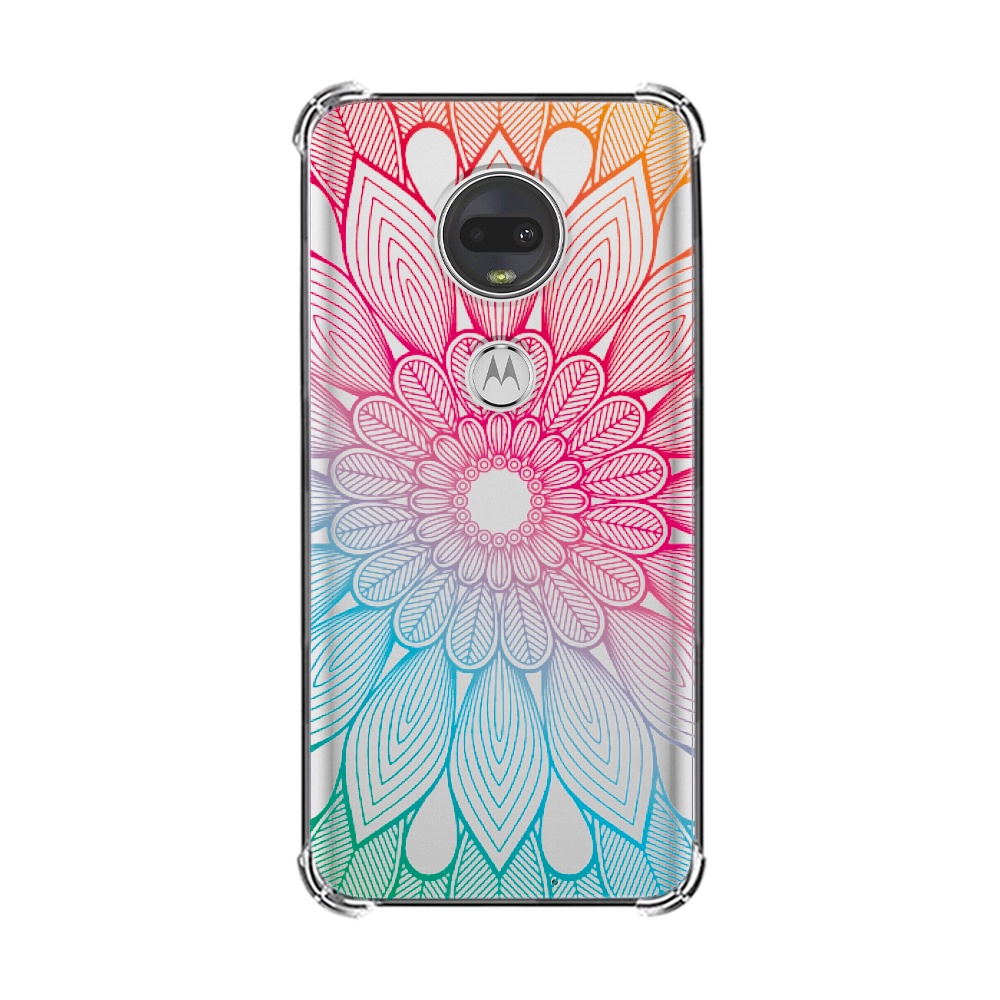 Capa Capinha Case Desenhada Mandala Motorola Moto G7/G7 Plus