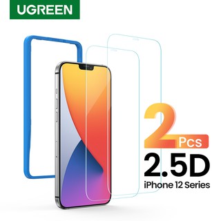 【 2Pcs 】 UGREEN Protetor De Tela Telefônica Para iPhone 12 Pro Max 2.5D Película Protetora De Vidro Transparente Temperado Apple Mini