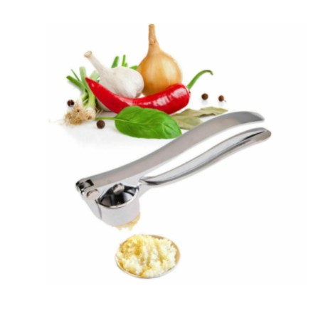 Espremedor de Alho em Inox com Tambor
