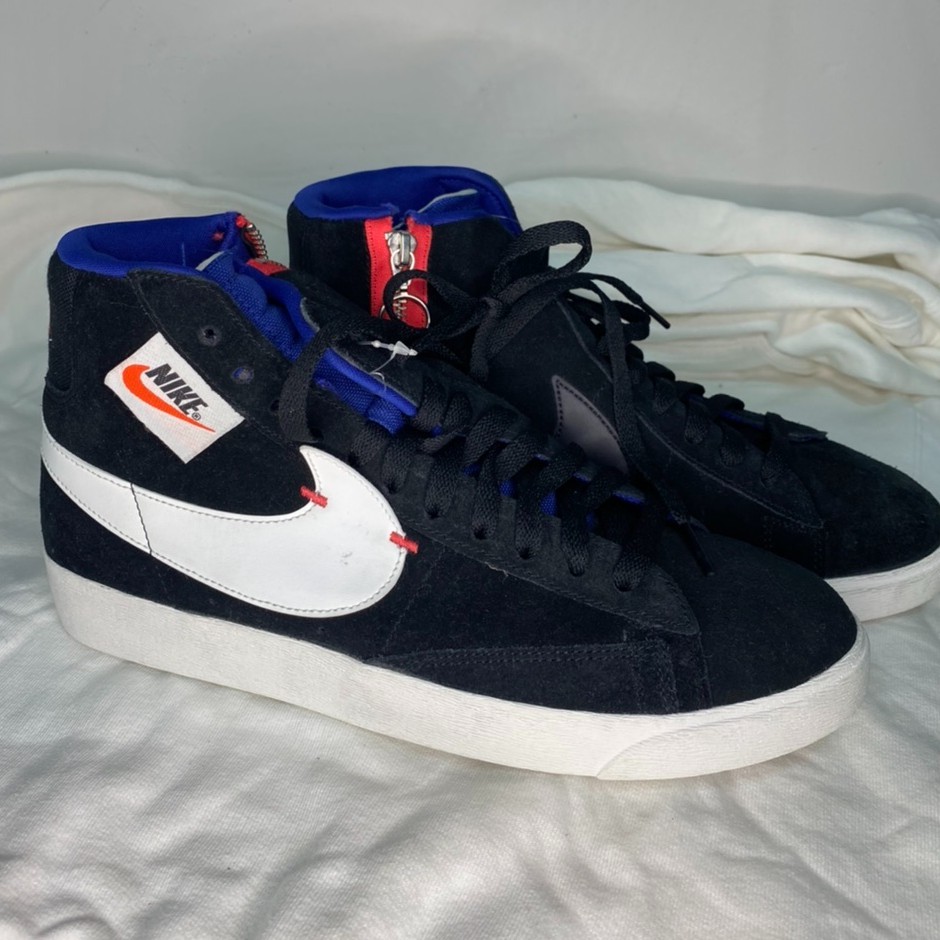 tenis nike cano alto laranja