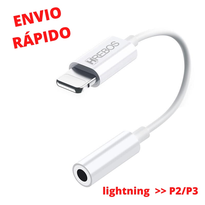 Cabo ADAPTADOR LIGHTNING(IPHONE) PARA P2/P3 / HS-33