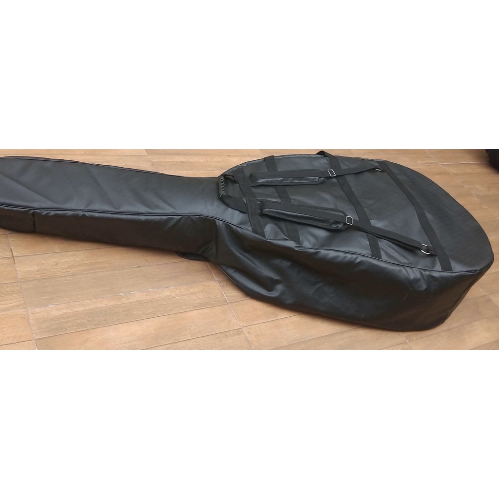 Semi case contra baixo acustico rabecão 4/4 couro pelucia 2,01x68x48