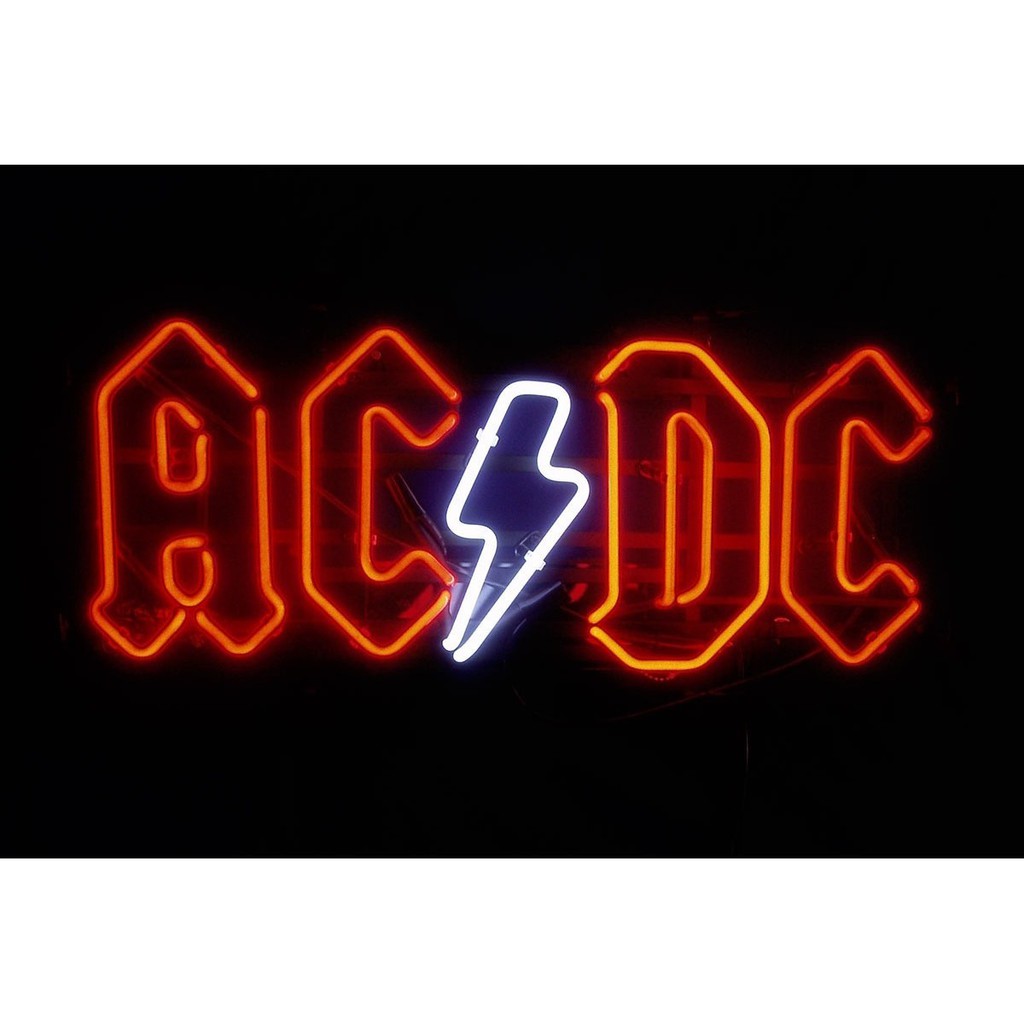 Placa Quadro - Decorativo - Ac/dc - Rock (h096) - Escorrega o Preço