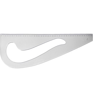 Esquadro Modelista Corte e Costura 50cm 3x1 Acrilico em Oferta na Shopee