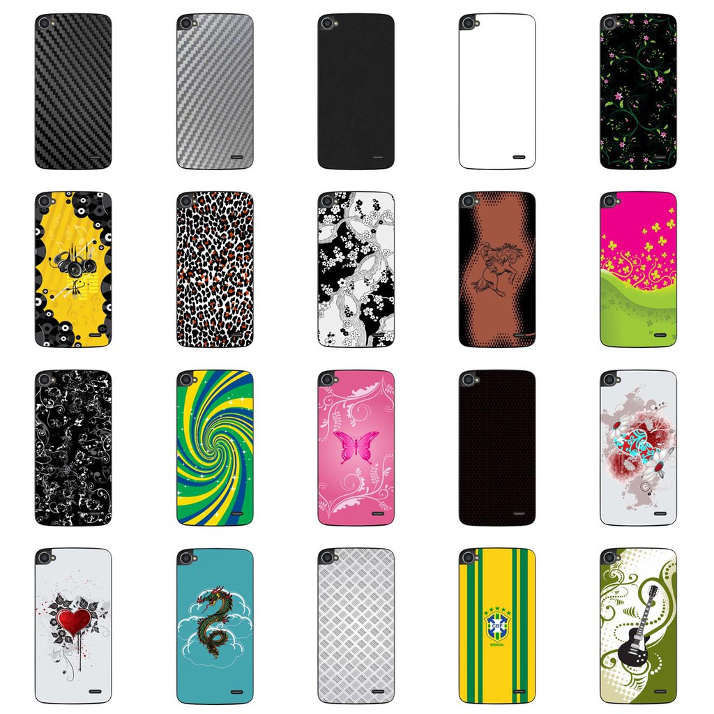 Capa Adesivo Skin349 a 368 Verso Para Blu Dash X Plus (2015)