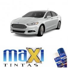 Spray Automotivo Branco Siberia Perolizado FORD + Spray Verniz 300ml