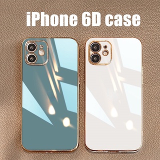 6D Revestimento Em Silicone Macio Com Estrutura Quadrada Compatível Para iPhone 11 12 Pro MAX XR X XS 7 + 8 Plus SE 2020 Tampa Traseira Do Telefone