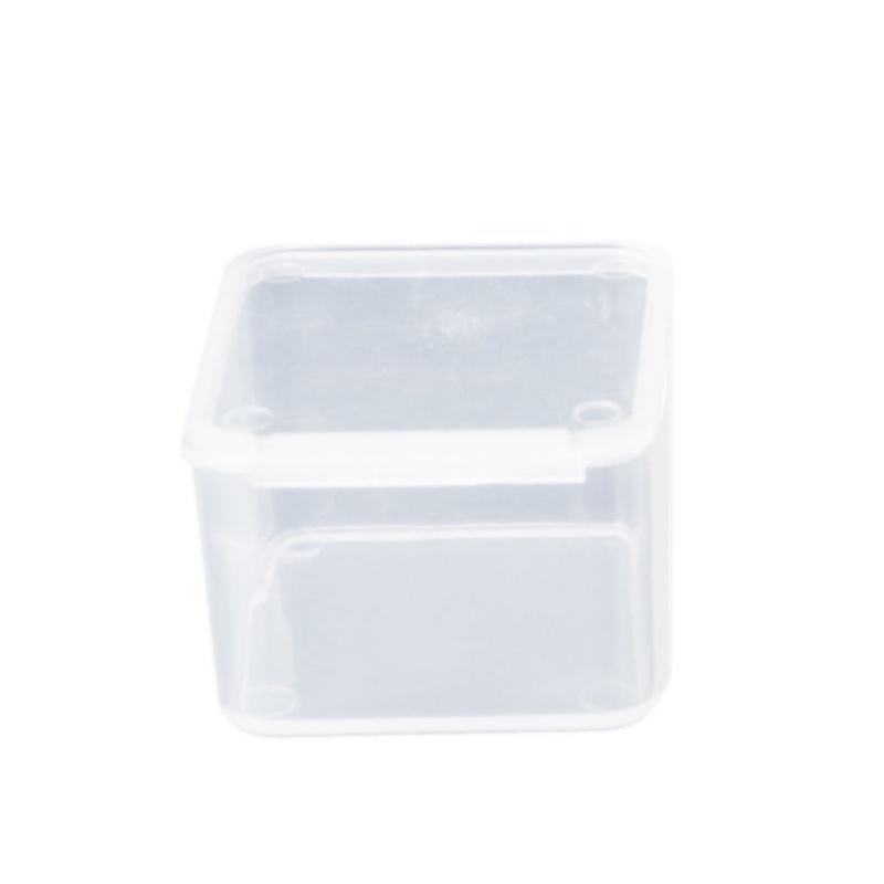 zzz Caixas De Armazenamento De Joias De Plástico Transparente Pequeno Quadrado Contas Para Recipiente De Caixa